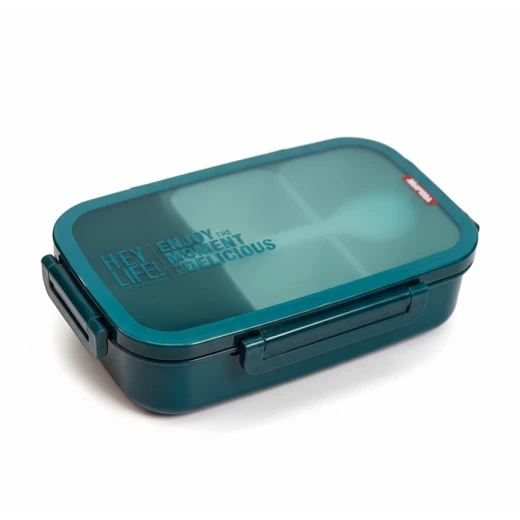 3-Compartment Kids Lunch Box with Spoon – Leak Proof Bento Box 3-Compartment Kids Lunch Box with Spoon – Leak Proof Bento Box
