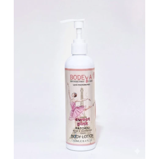 Sweet Pink Patchouli – 250ml | body lotion, patchouli fragrance, soft & fresh, Bodeva Sweet Pink Patchouli – 250ml | body lotion, patchouli fragrance, soft & fresh, Bodeva