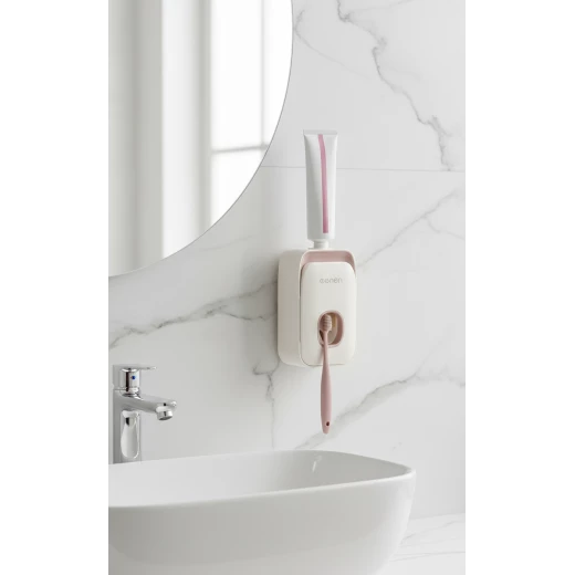 Automatic Toothpaste Dispenser Wall Mounted Hands Free, Easy Install - Lolo shop home - Image 3