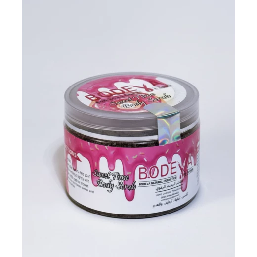 Bodeva Sweet Time Body Scrub 300ml – Gentle Exfoliation, Soft Skin, Sweet Scent, Silky Smooth Bodeva Sweet Time Body Scrub 300ml – Gentle Exfoliation, Soft Skin, Sweet Scent, Silky Smooth