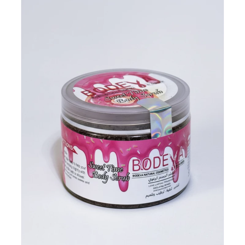 Bodeva Sweet Time Body Scrub 300ml – Gentle Exfoliation, Soft Skin, Sweet Scent, Silky Smooth - Bodeva