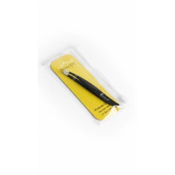 ملقط حواجب برنسيس أناقة احترافي - ملقط إزالة شعر بدقة عالية وجودة ممتازة - تصميم أسود أنيق بفتحة مائلة للتحكم الكامل