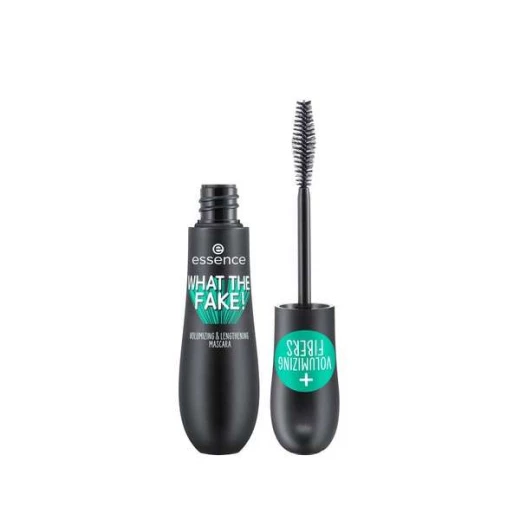 ماسكارا ايسنس وات ذا فيك! لتكثيف وتطويل الرموش أسود، خالية من البارابين، تدوم طويلاً ماسكارا ايسنس وات ذا فيك! لتكثيف وتطويل الرموش أسود، خالية من البارابين، تدوم طويلاً