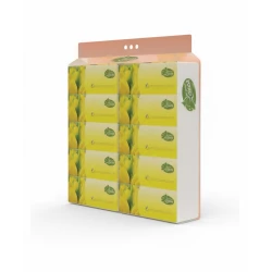 Al Qutta Fine Facial Tissues 140 Count x 10, Ultra Soft and Highly Absorbent for Everyday Use, Gentle on Skin, Convenient Box for Home or Office, 2 Ply