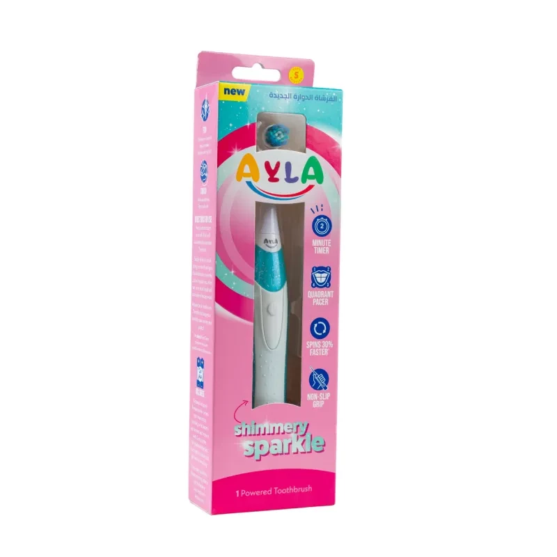 Ayla electric toothbrush for Girls– gentle vibration technology for deep cleaning and optimal gum protection - Ayla