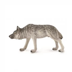 Collecta Timber Wolf Hunting Figure Realistic Hand-Painted Toy Animal