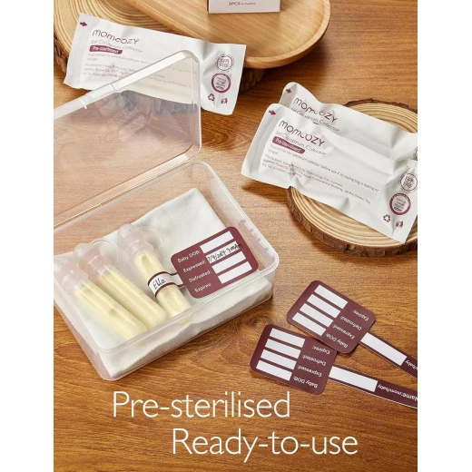 Momcozy Silicone Colostrum Collector 5ml, BPA-Free, Reusable, 2 Piece Set - Momcozy - Image 6