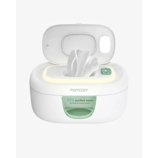Momcozy Baby Wipe Warmer, Large Capacity, Adjustable Temperature, Soft Night Light Momcozy Baby Wipe Warmer, Large Capacity, Adjustable Temperature, Soft Night Light