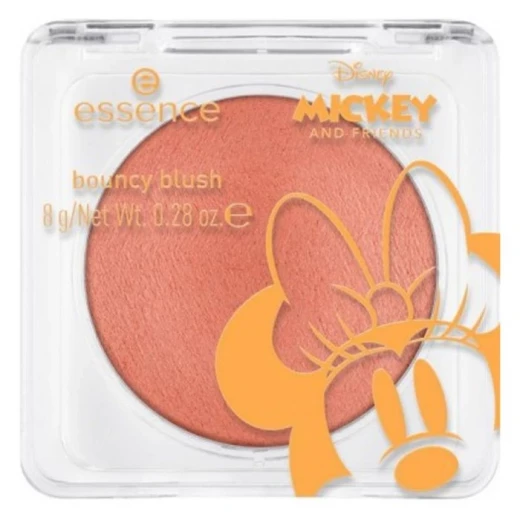 Essence Mickey & Friends Bouncy Blush 01 Never Grow Up 8g: Soft, Buildable Formula for a Natural Flush, Disney Collaboration Essence Mickey & Friends Bouncy Blush 01 Never Grow Up 8g: Soft, Buildable Formula for a Natural Flush, Disney Collaboration