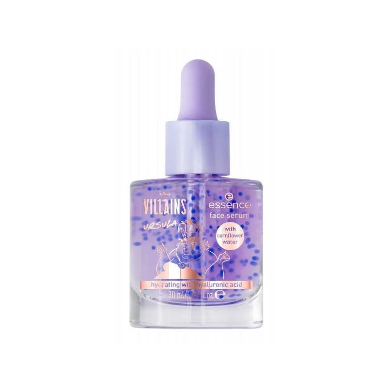 Essence Disney Villains Ursula Hydrating Serum 30ml Cornflower Water Vegan Formula