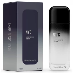 عطر ديكورا أوربان فيت مي NYC للرجال 150 مل، رائحة منعشة وحارة وخشبية