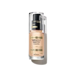 Max Factor Miracle Match Foundation 40 Light Ivory 30ml, Hydrating, Flawless Finish