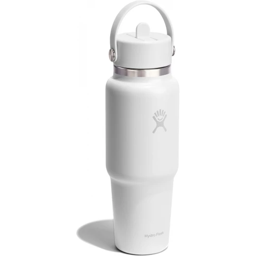 Hydro Flask 32 Oz Travel Water Bottle, Insulated Stainless Steel, Tonal White Hydro Flask 32 Oz Travel Water Bottle, Insulated Stainless Steel, Tonal White