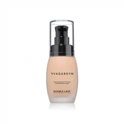 Evagarden Double Last Foundation 158: Long Lasting Full Coverage, Oil Free, Flawless Finish, 30ml Bottle, Ideal for All Skin Types, Available in 158 Shade
