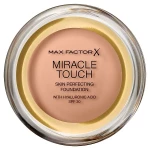 Max Factor Miracle Touch Foundation 70 Natural, Hyaluronic Acid & SPF 30, Oil-Free, 12g