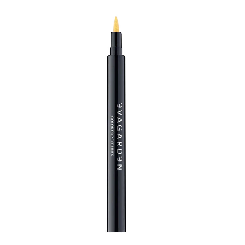 Evagarden Color Pop 04 Blazing Yellow Eyeliner Long-Lasting Eye Makeup - Evagarden