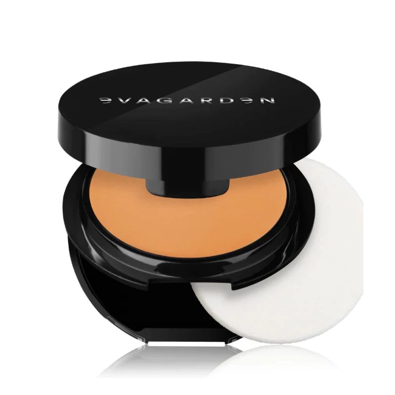Evagarden Naturalift Foundation 198 Almond, Radiant Satin Finish, SPF 10, Long-Lasting - Evagarden