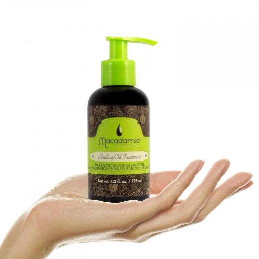 زيت المكاديميا الطبيعي للعلاج، علاج للشعر لجميع أنواع الشعر 4.2 أونصة - Macadamia natural oil - Image 3