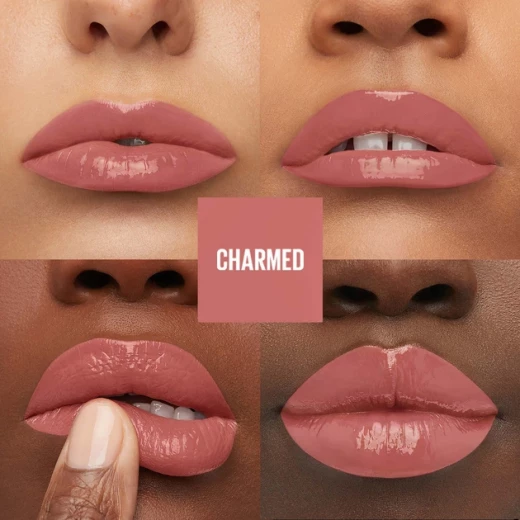 ميبيلين نيويورك روج احمر شفاه سوبرستاي فينيل انك شارمد 100 - Maybelline - Image 2