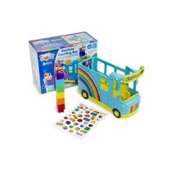 Numberblocks Rainbow Counting Bus with Seven Interactive Toy for Early Learning and Imaginative Play