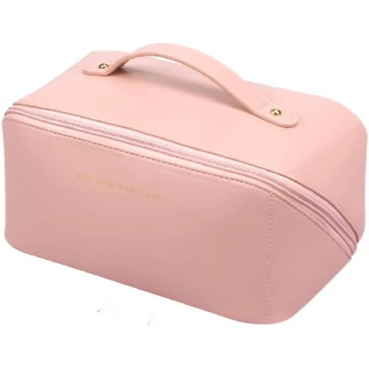 Generic White Makeup Bag Waterproof Cosmetic Organizer with Handle Travel Size - Wateen store - Image 6