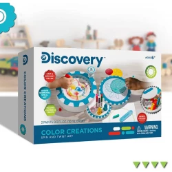 Discovery Toy Spiral and Spin Art Station Science Kit for Kids