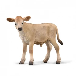 CollectA Jersey Calf Farm Animal Toy Realistic Hand Painted 5.2cm x 6.7cm