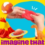 Play-Doo Air-Dry Clay 5 oz - Red Bag, easy to mold and no baking required, ideal for creativity and handcrafting - Play-Doh