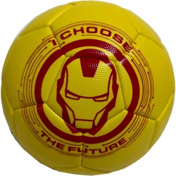 Marvel Iron Man Football Official Size 5 Durable Rubber Construction, Featuring Iconic Superhero Design, Perfect for Outdoor Play, Great Gift for Fans