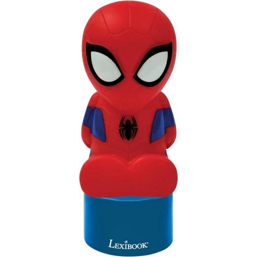 مصباح ليلي ومكبر صوت سبايدر مان من ليكسيبوك، تغيير الألوان، 3 سنوات فما فوق - Image 4
