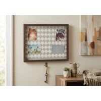 A luxurious 55x54 cm brown wooden frame with a classic and elegant design that adds a warm and sophisticated touch to your home decor. Made from high-quality materials to ensure durability and long-lasting use, it's ideal for displaying photos, artwork, and decorating walls in a simple yet attractive style
