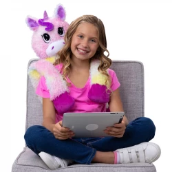 Little Big Hugs Rainbow Unicorn Plush Cuddle Toy, Soft Polyester, Multicolor, Large