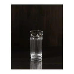 طقم أكواب مشروبات أبييل، 4 قطع، أكواب شرب شفافة سعة 340 مل، مثالية للماء والعصائر والكوكتيلات زجاج متين وعالي الجودة، بتصميم أنيق، مثالي للاستخدام المنزلي.