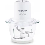 Sharp Vegetable Chopper – 350W Power – 1.2L Capacity – White Color – Practical design for quickly and easily chopping and mincing vegetables, ideal for everyday use in the kitchen - SHARP