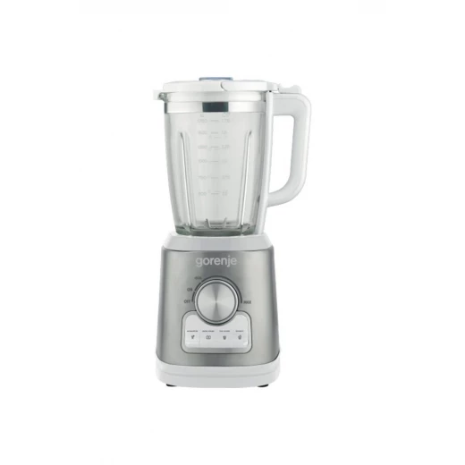 Gorenje B1400E Food Blender 1400W – High Power Kitchen Blender With 1.75L Glass Jug, 6 Stainless Steel Blades, Ice Crushing, Smoothie Maker, 4 Programs, 32000 RPM Professional Blender For Juices And Shakes