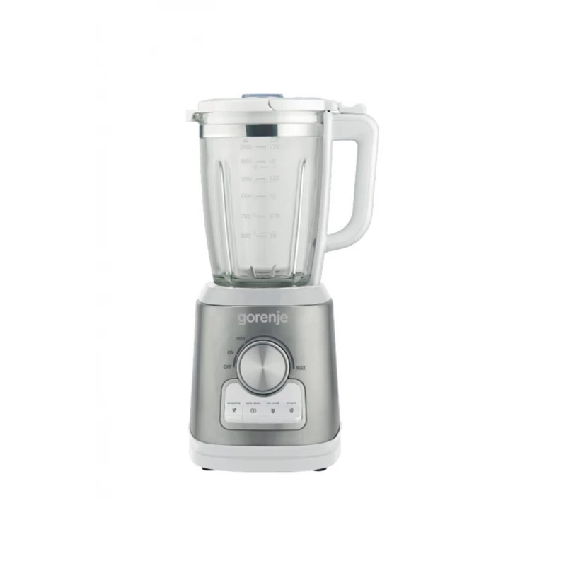 Gorenje B1400E Food Blender 1400W – High Power Kitchen Blender With 1.75L Glass Jug, 6 Stainless Steel Blades, Ice Crushing, Smoothie Maker, 4 Programs, 32000 RPM Professional Blender For Juices And Shakes - Gorenje