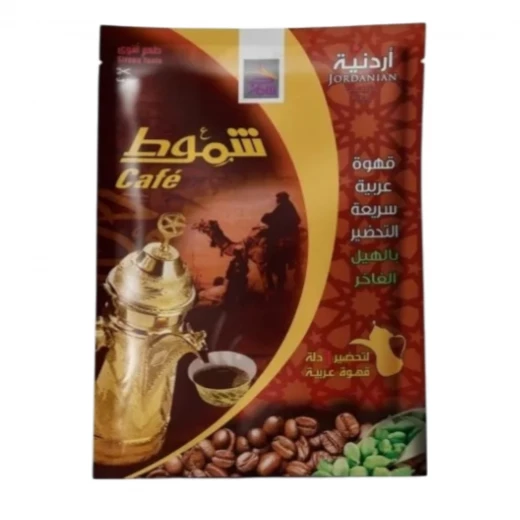 قهوة شموط العربية الأردنية 25 غرام قهوة عربية فاخرة بالهيل بنكهة أصيلة ورائحة غنية خليط قهوة تقليدية مثالية لتحضير القهوة العربية يوميًا لمحبي القهوة العربية