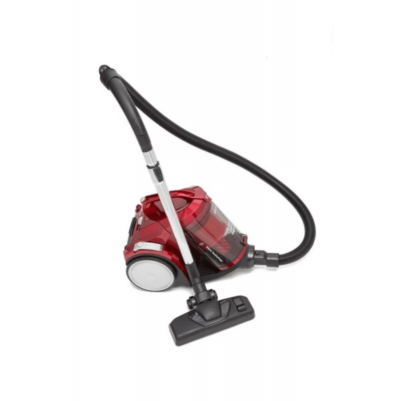 مكنسة شارب بدون كيس، 2200 وات، أحمر، مع فلتر HEPA لجميع الأسطح EC-BL2203A-RZ – شفط قوي، تنظيف فعال، صيانة سهلة، تصميم حديث وأنيق - شارب