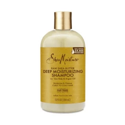 SheaMoisture Raw Shea Butter Hydrating Shampoo for Dry, Damaged Hair, 384ml Bottle for Gentle Cleansing and Intense Moisture