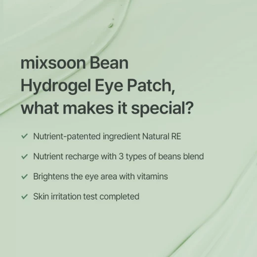 Mixsoon Cica Hyal Eye Patches, Hydrating Hydrogel, 30 Pairs, Reduces Fine Lines - Image 2