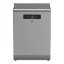 Beko Free-Standing Dishwasher BDFN26560XP – Full Size 15 Place Settings, 15 Wash Programs, A+++ Energy Efficiency, Modern Design, Water and Energy Saving, Easy and Thorough Cleaning, Ideal for Large and Small Kitchens