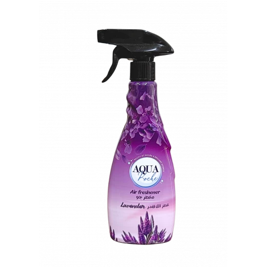 Aquarosh Lavender Multi-Purpose Air Freshener 450 ml – Refreshing spray with long-lasting calming lavender fragrance, ideal for home, fabrics, and surfaces, delivering a clean and pleasant atmosphere throughout your space Aquarosh Lavender Multi-Purpose Air Freshener 450 ml – Refreshing spray with long-lasting calming lavender fragrance, ideal for home, fabrics, and surfaces, delivering a clean and pleasant atmosphere throughout your space