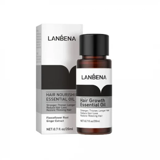 Lanbena Hair Nourishing Essential Oil 20ml, Restores Moisture, Enhances Shine, Improves Texture
