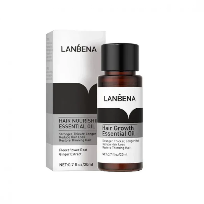 Lanbena Hair Nourishing Essential Oil 20ml, Restores Moisture, Enhances Shine, Improves Texture - LANBENA