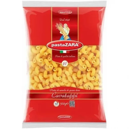 Pasta Zara Cavatappi Pasta Number 61, Imported Italian Durum Wheat, Delicious Spiral Shape, 500g Package, Perfect for Family Meals and Culinary Creations, Ready in Minutes Pasta Zara Cavatappi Pasta Number 61, Imported Italian Durum Wheat, Delicious Spiral Shape, 500g Package, Perfect for Family Meals and Culinary Creations, Ready in Minutes