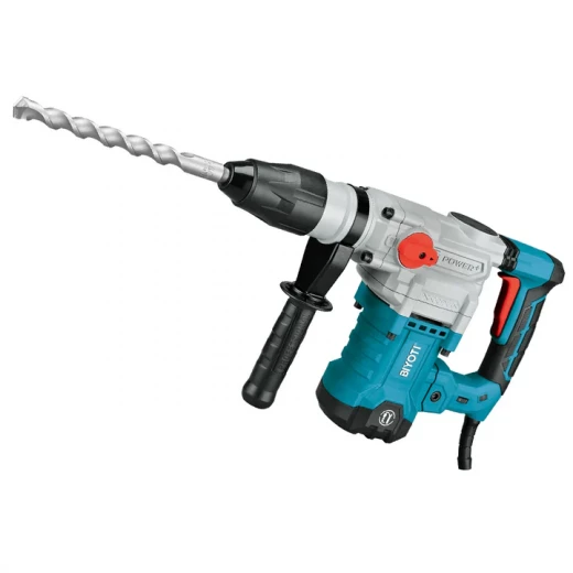 BIYOTI BYT-RH4001 1600W SDS Plus Rotary Hammer Drill delivers powerful drilling up to 42mm for concrete and masonry. High performance, durable design, ideal for heavy-duty and professional use. BIYOTI BYT-RH4001 1600W SDS Plus Rotary Hammer Drill delivers powerful drilling up to 42mm for concrete and masonry. High performance, durable design, ideal for heavy-duty and professional use.