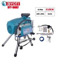 BIYOTI BYT-16007 High Pressure Washer 3300 PSI Powerful Cleaning Machine, 4 Liters/Min Flow Rate, 220V Voltage, Ideal for Cars, Patios, and Driveways. Durable and Efficient Design.