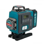 BIYOTI BYT-4D20LLS Laser Level 4D 16-Line Green Beam delivers precise leveling with self-leveling feature. High visibility green laser, durable design, ideal for construction, installation, and professional use. - BIYOTI