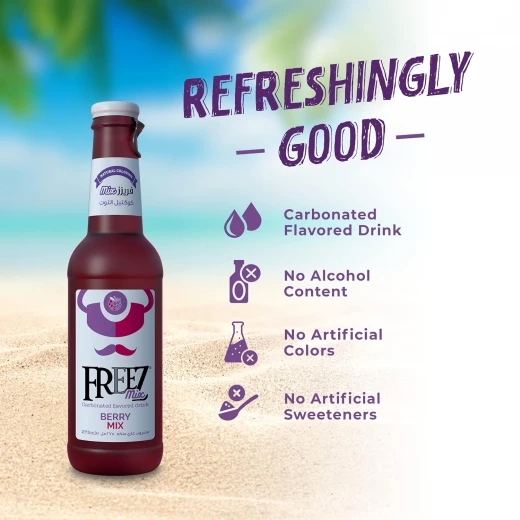 Freez Berry Mix 275ml Refreshing Beverage, Delicious Mixed Berry Flavor, Perfect for Any Occasion - Image 3