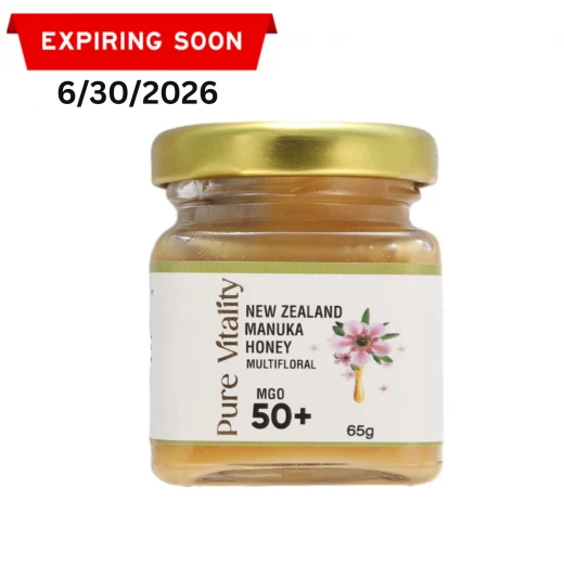 Pure Vitality Manuka Honey MGO50+ 65g Pure Vitality Manuka Honey MGO50+ 65g